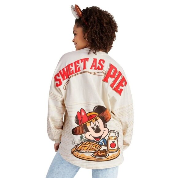 Apple Orchard Sweet as Pie Mickey and Minnie Mouse Spirit Jersey - Picture 1 of 8